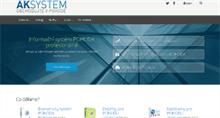 Desktop Screenshot of aksystem.cz